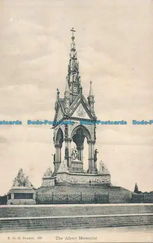 R120009 Das Albert Memorial. F.G.O. Stuart. Nr. 867