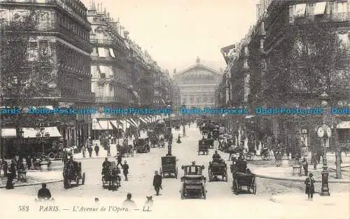 R120200 Paris. Die Avenue de l Opera. LL. Nr. 583