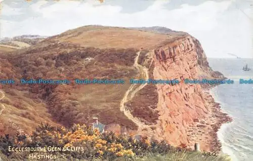 R120500 Ecclesbourne Glen and Cliffs. Hastings. Lachs