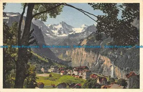 R120251 Wengen. Lauterbr. Breithorn Tschingelhorn. Gyger. Nr. A6965