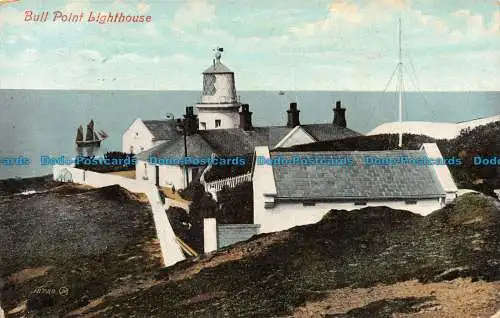 R120546 Leuchtturm Bull Point. Valentinstag. 1912