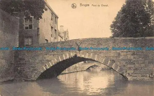 R120586 Brügge. Pferdebrücke. Ern. Thill. Nels