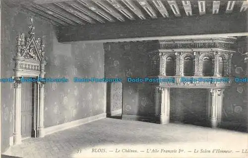 R121053 Blois. Das Schloss. Der französische Flügel I. Der Salon d Honor. LL. Nr. 73