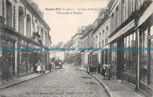 R129312 St. Pol. Die Straße von Hesdin. Catala Freres