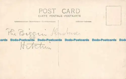 R127542 Alte Postkarte. Hauseingang