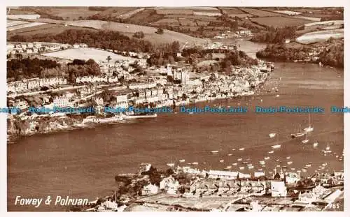 R129336 Fowey und Polruan. Fotopräzigkeit. Englisch. RP