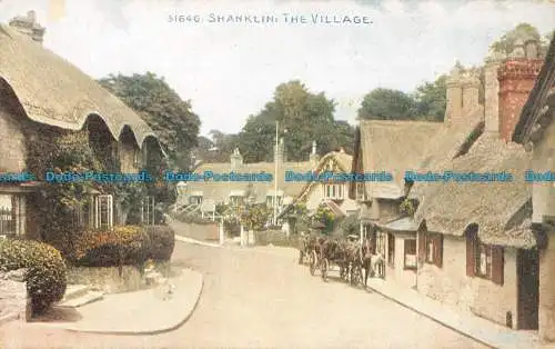 R130051 Shanklin. Das Dorf. Photochrom. Celesque. Nr. 31640