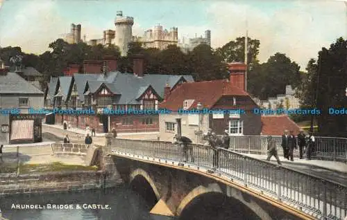 R129352 Arundel. Brücke und Burg