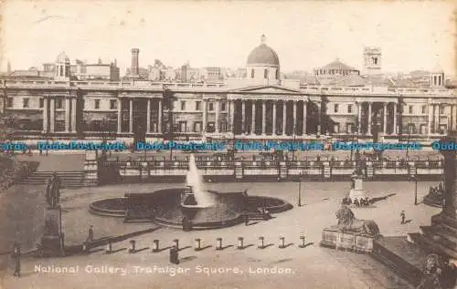 R130090 National Gallery Trafalgar Square. London. National