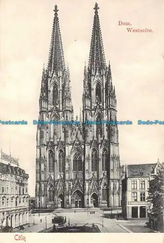 R129409 Coln. Dom. Westseite