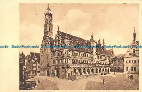 R129415 Rothenburg o. T. Rathaus. Heinrich Lenz