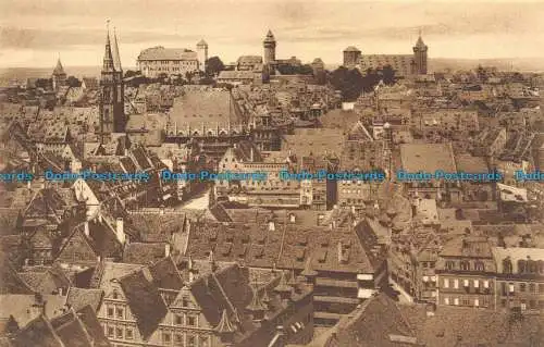 R129418 Nürnberg. Panorama vom Lorenzkirchturm aus. A. Zemsch