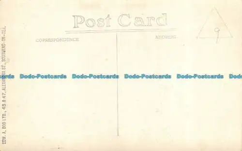 R127640 Alte Postkarte. Ein Mann. Edw. A. Doo