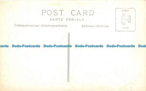 R127654 Alte Postkarte. Haus und Garten