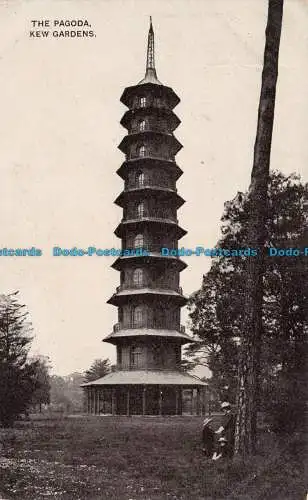 R131291 Die Pagode. Kew Gardens. Das Autofoto. 1908