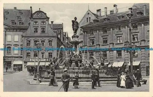 R128750 Augsburg. Augustusbrunnen. J.J. Brack