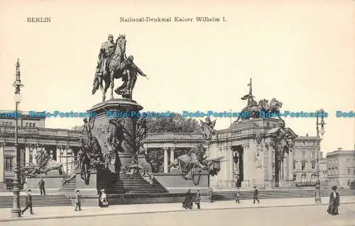 R129473 Berlin. National Denkmal Kaiser Wilhelm I.