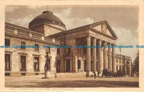 R129476 Wiesbaden. Kurhaus Hauptfassade. Karl Rud. Bremer