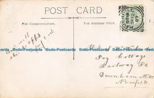 R127695 alte Postkarte. Zwei Damen und Korb. A. Paige. 1907