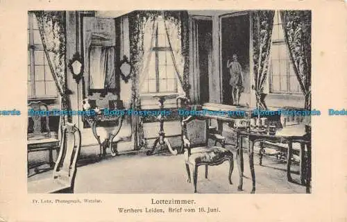 R128759 Lottezimmer. Werthers Leiden. Fr. Lehr