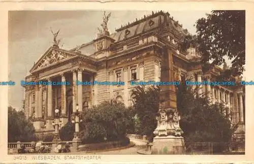 R129481 Wiesbaden. Staatstheater. Karl Rud Bremer. Nr. 34015