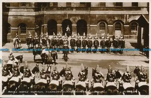 R130195 Royal Horse Guards. Wechselschutz. Whitehall. London. Valentinstag. Nr. 428