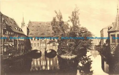 R128768 Nürnberg. Blick von der Museumsbrucke. Ein Memsch