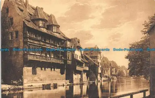 R128769 Nürnberg. Alte Hauser an der Pegnitz. A. Zemsch