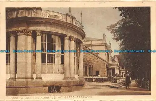 R129494 Wiesbaden. Kurhaus mit Gartenterrasse. Karl Rud. Bremer