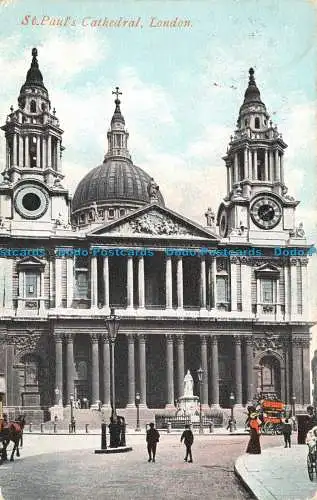 R131327 St. Pauls Kathedrale. London. The National. 1905