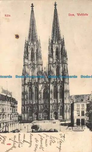 R128780 Koln. Dom. Westseite. 1903