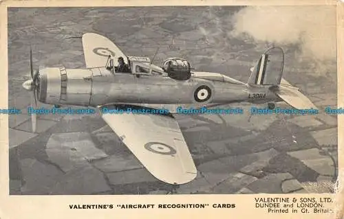 R127737 The Blackburn Roc. I. British Fleet Air Arm 2-Sitzer-Kämpfer. Valentinstag A