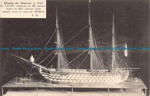 R130241 Marinemuseum Nr. 942. Das 120-Kanonen-Schiff Valmy startet 1847. G