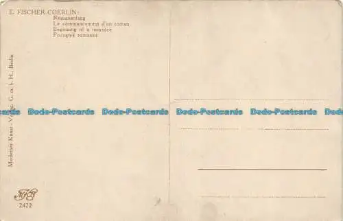 R131371 E. Fischer Coerlin. Beginn einer Romanze