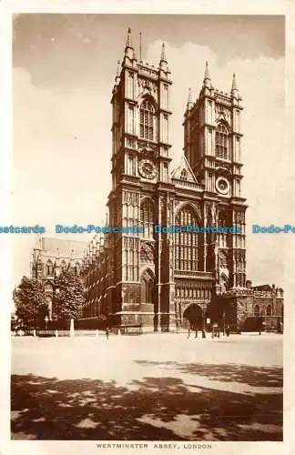 R131373 Westminster Abbey. London. RP. 1929