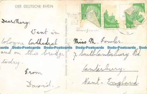 R130263 Koln a. Rh. F.G. Zeitz. Nr. 1532