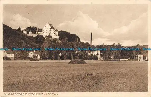 R128833 Warthausen mit Schloss. Dornsche Buchhandlung