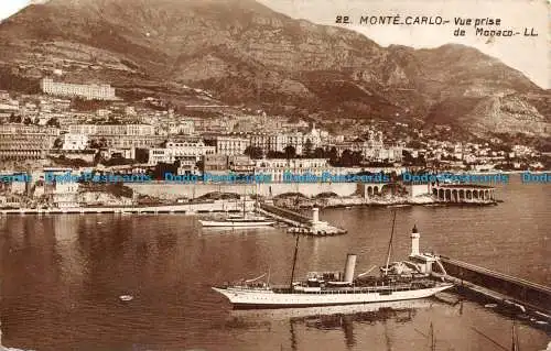 R127791 Monte Carlo. Aufnahme von Monaco. LL. Nr. 22