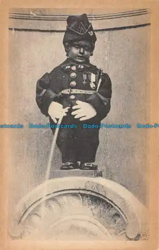 R127814 Brüssel. Manneken Pis als französischer leichter Infanteriesoldat