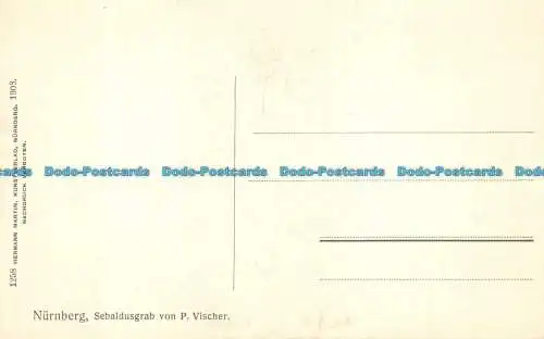 R128884 Nürnberg. Sebaldusgrab von P. Vischer. Hermann Martin