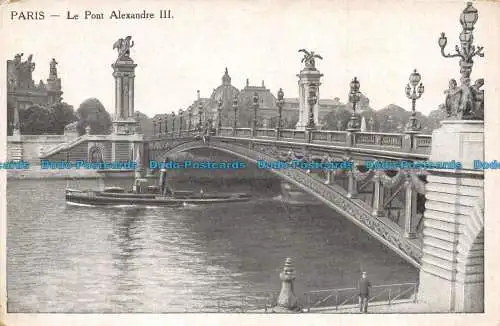 R127824 Paris. Die Alexander-III-Brücke. B. Hopkins