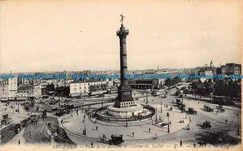 R131454 Paris. Quadrat der Bastille. A. Papeghin. Nr. 127