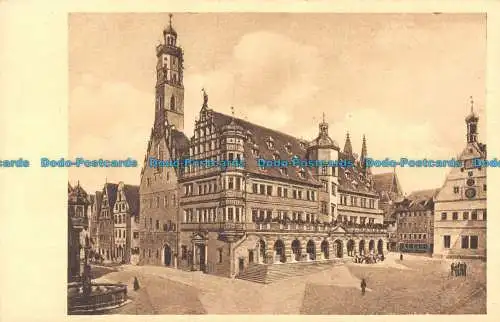 R128904 Rothenburg o. T. Rathaus. Heinrich Lenz