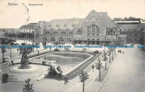 R128907 Aachen. Hauptbahnhof. H.G.A. 1910