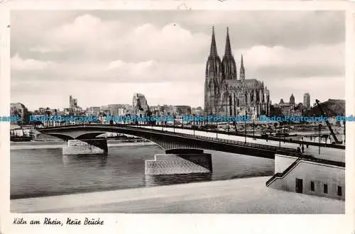 R128910 Koln am Rhein. Neue Brucke. H. Suhwold