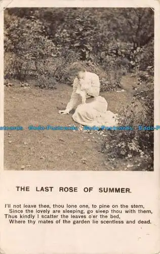 R131470 Die letzte Rose des Sommers. Frau. Bamforth. 1905