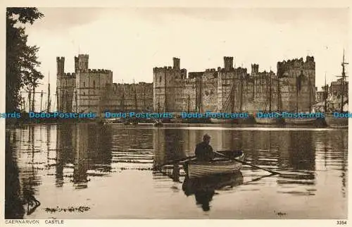 R130351 Schloss Caernarvon. Photochrom. Nr. 3354