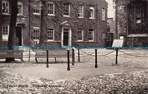 R129640 Turmgrün. Tower of London. Gale und Polden