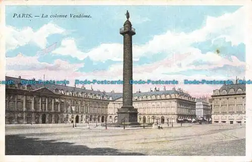 R127860 Paris. Die Vendome-Säulen. B. Hopkins