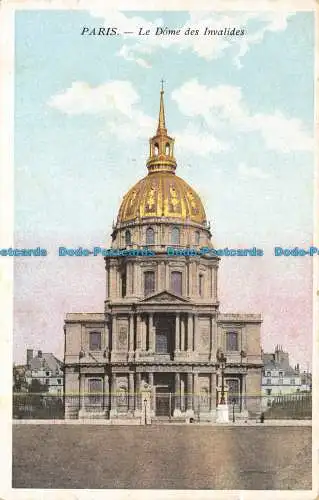 R127861 Paris. Der Invalidendom. B. Hopkins